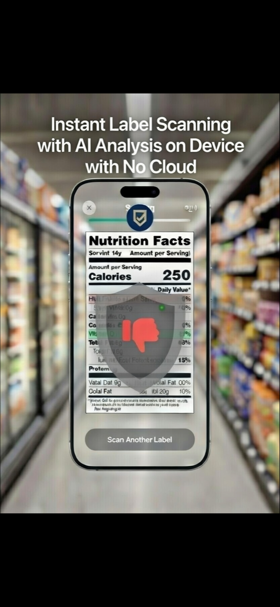 Label Guard AI scanning interface